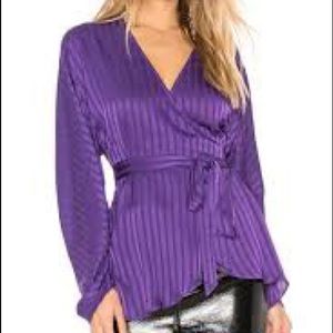 L’ Academie wrap shirt from REVOLVE